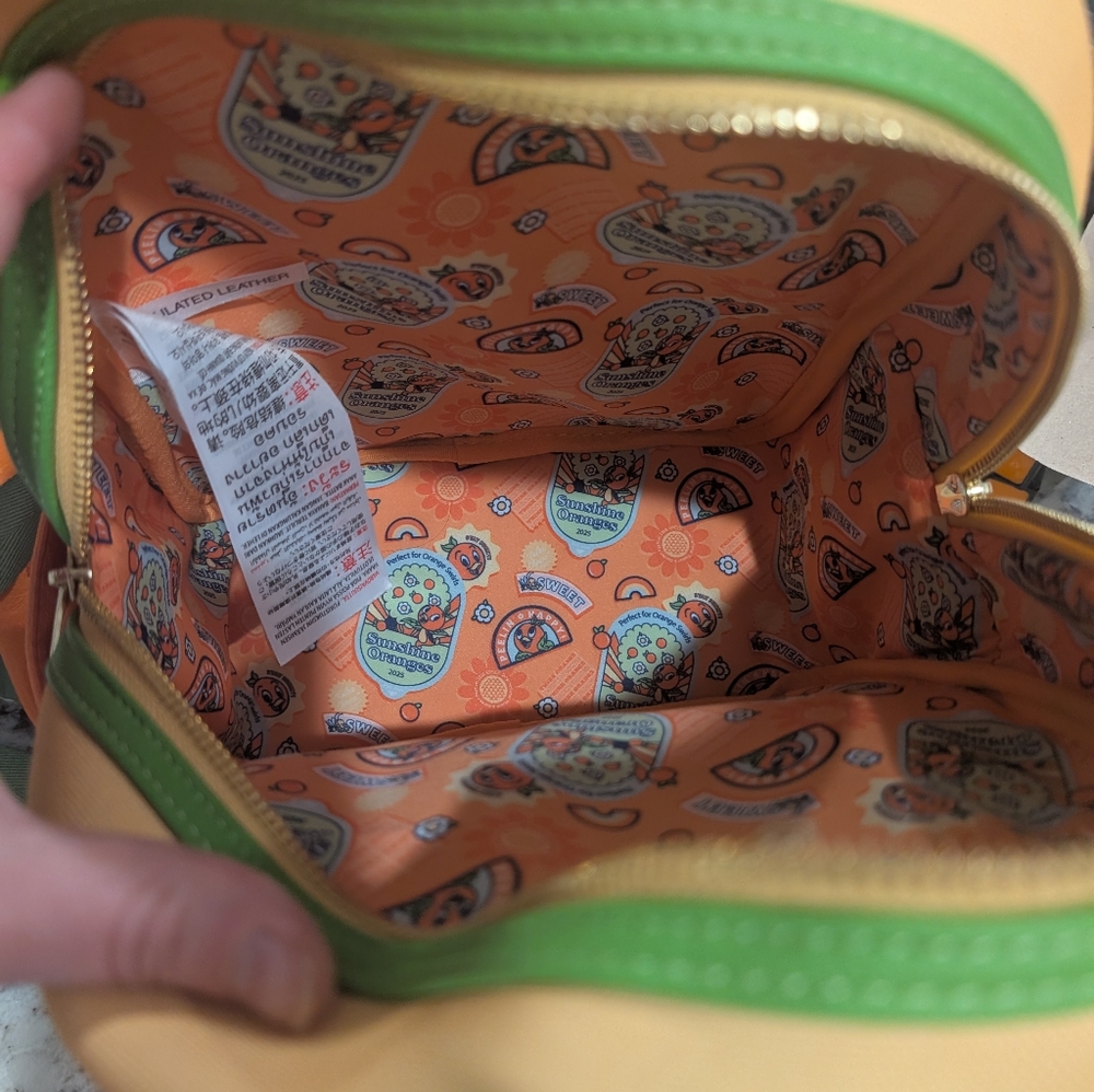 Orange Bird Loungefly Mini Bookbag 2025 Flower And Garden Festival Disney Parks - Picture 6 of 6